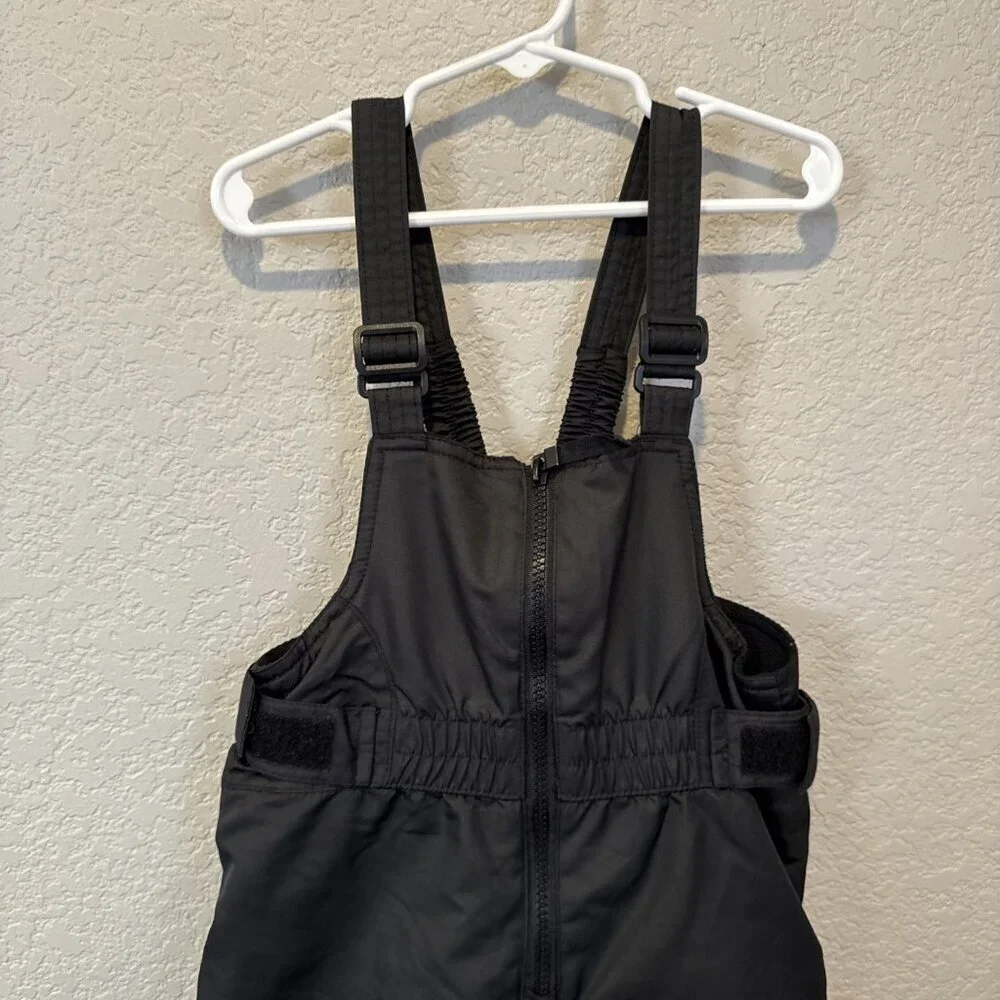 Cat Jack Toddler Boys Girls Black Ski Snow Bib Overalls Pants Size 4T Snowboard